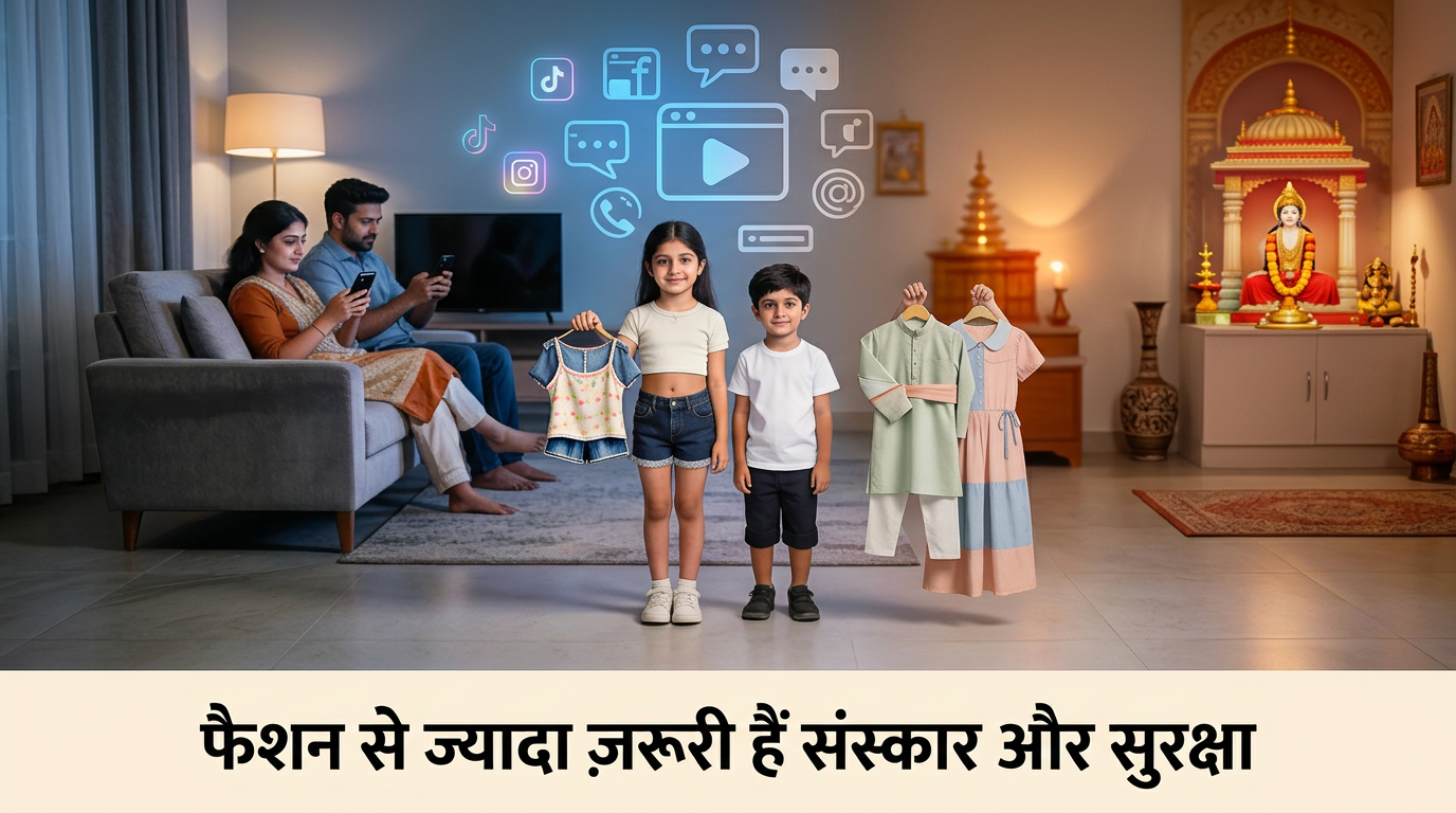 बच्चों के भड़काऊ वेस्टर्न कपड़े: कैसे हम अनजाने में गलत छूट दे रहे हैं?