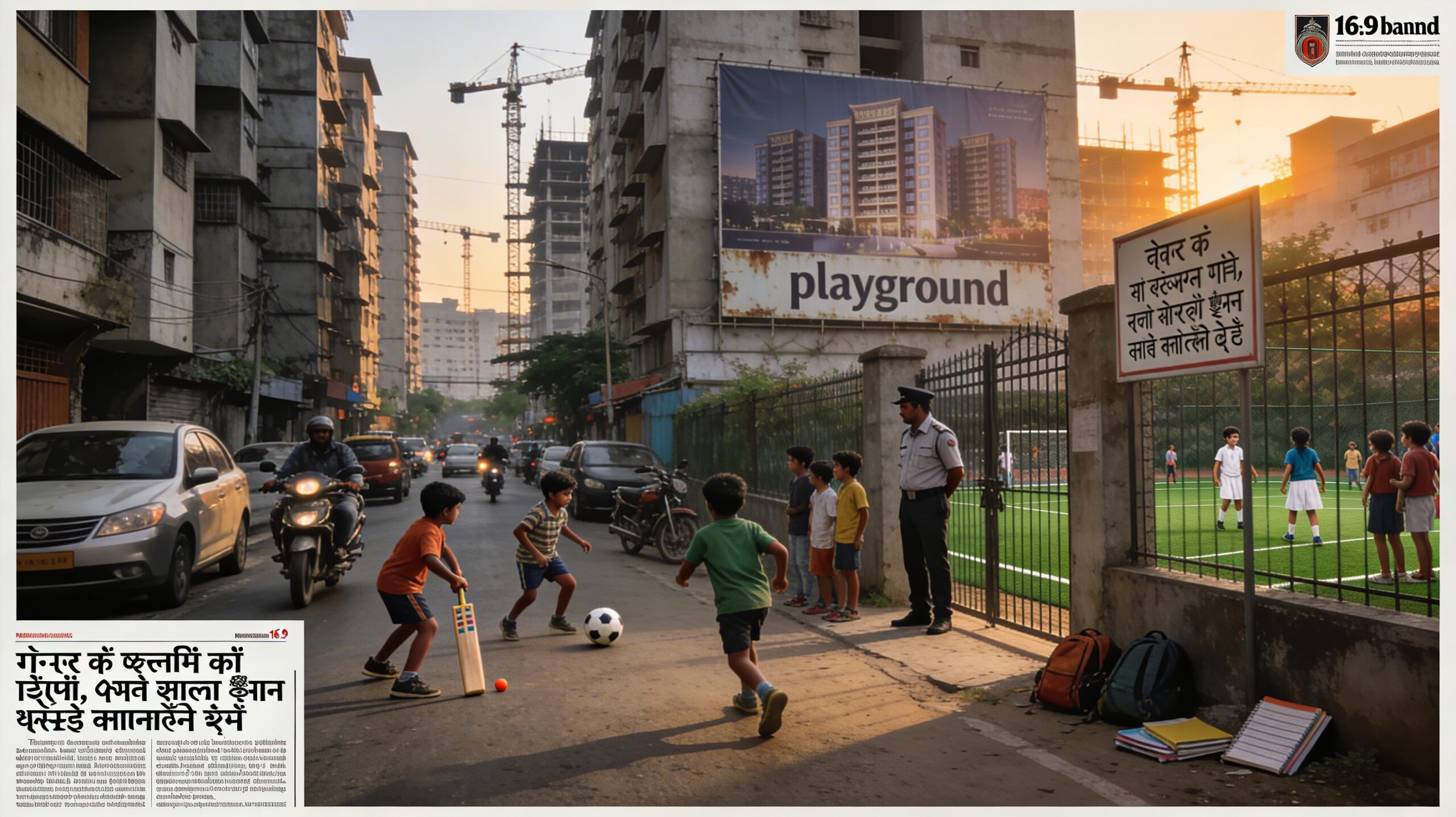 बचपन सड़कों पर, मैदान माफ़िया के कब्ज़े में: बच्चों से उनका खेलता आकाश किसने छीना?