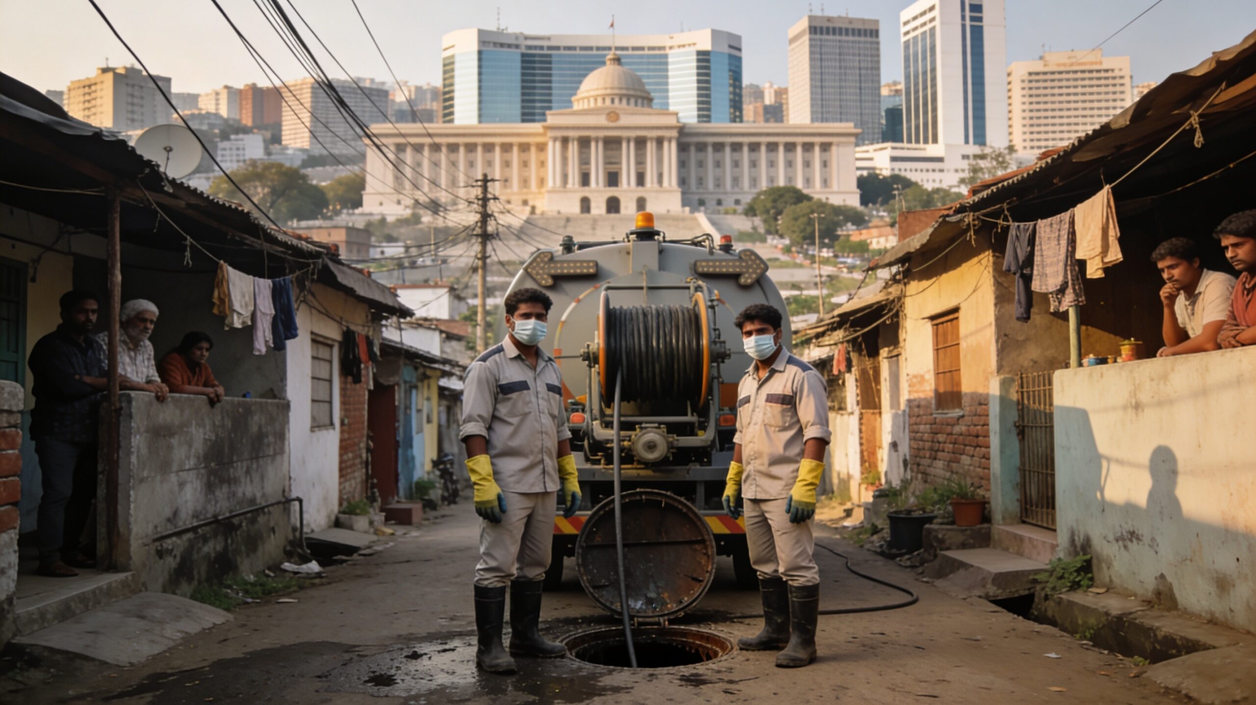 “NAMASTE योजना: आंकड़ों की चमक बनाम सफाई कर्मियों की हकीकत”