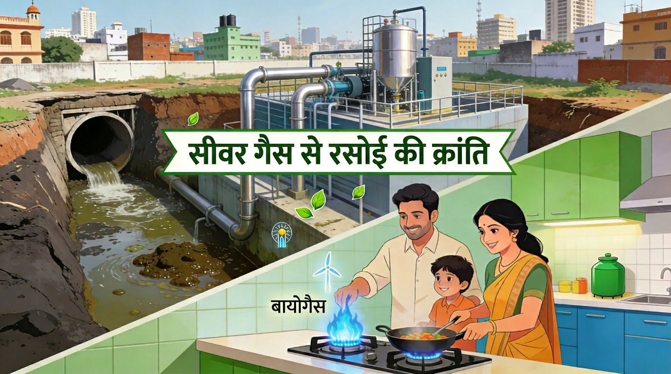 सीवर की दुर्गंध से रसोई की सुगंध तक: क्या गटर गैस से फिर से खाना बनाना संभव है?
