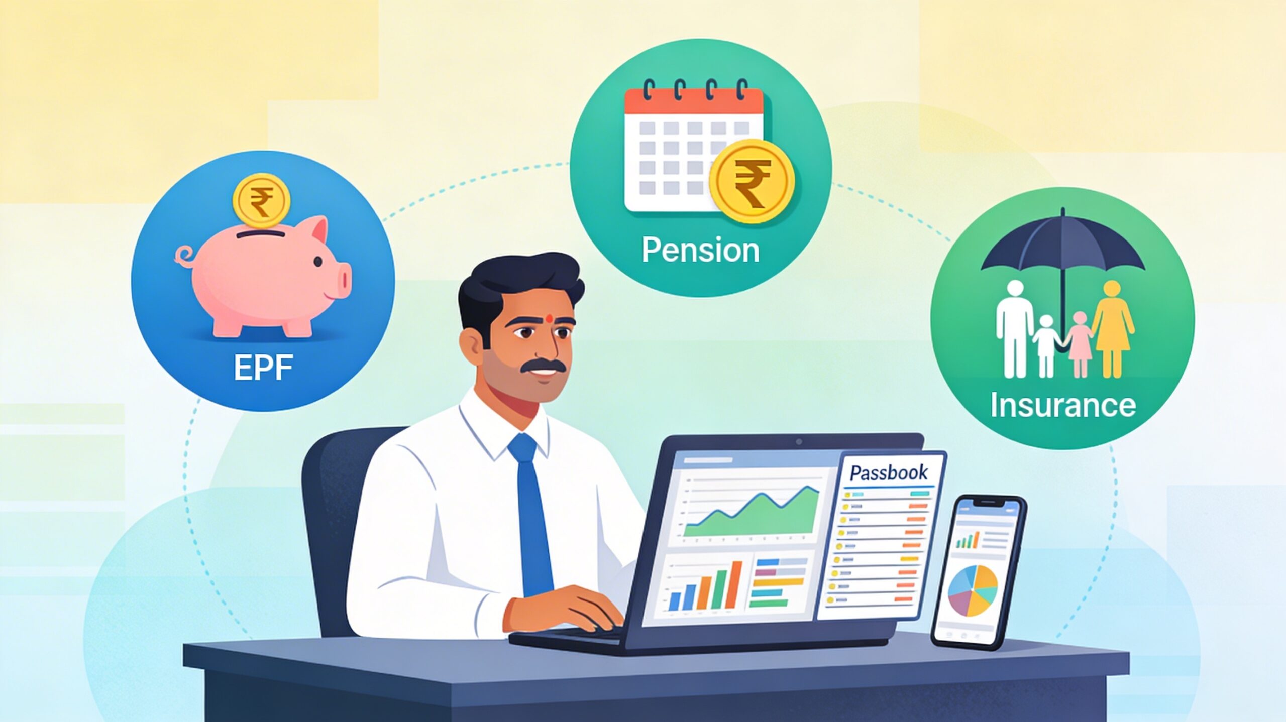 क्यों ज़रूरी है EPF HEALTH चेक‑अप? PF बैलेंस, पेंशन और इंश्योरेंस की पूरी गाइड