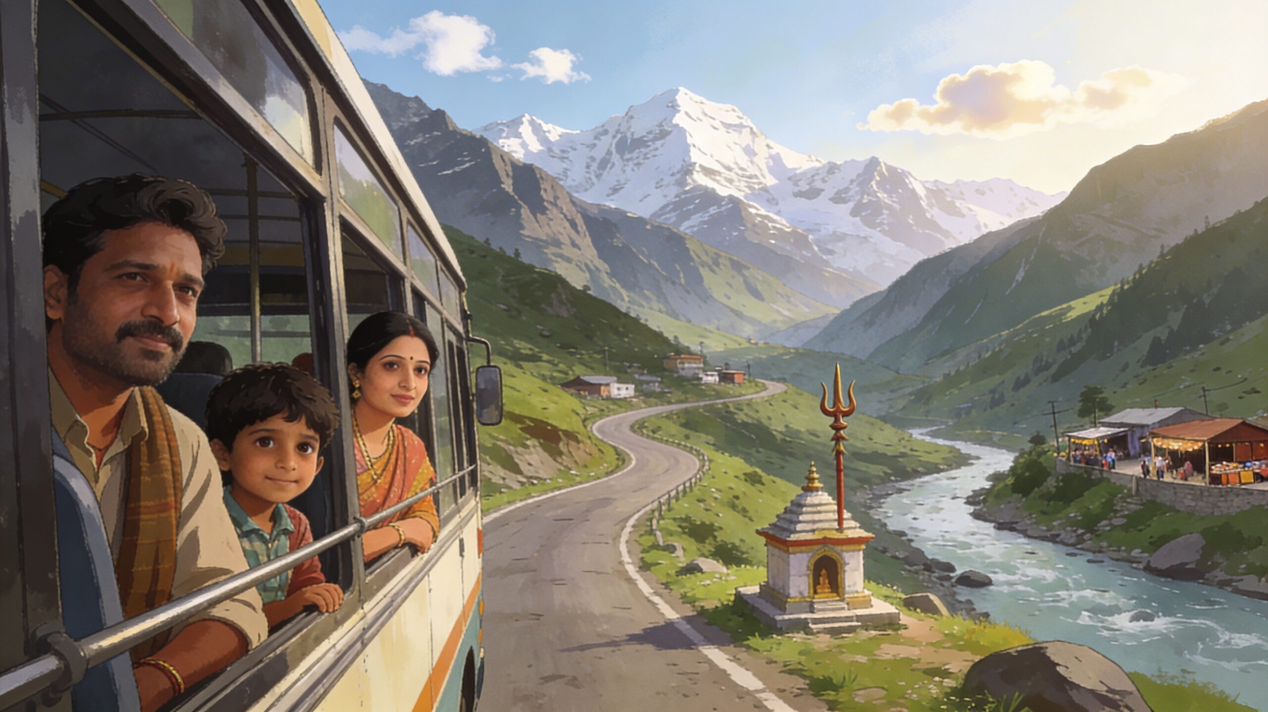 हरिद्वार से बद्रीनाथ परिवार सहित पब्लिक ट्रांसपोर्ट से कैसे जाएँ – पूरी यात्रा गाइड