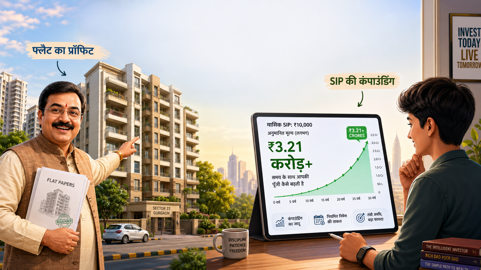 क्यों फ्लैट के प्रॉफिट पर हम झूमते हैं, लेकिन म्यूचुअल फंड और SIP से दूर भागते हैं?