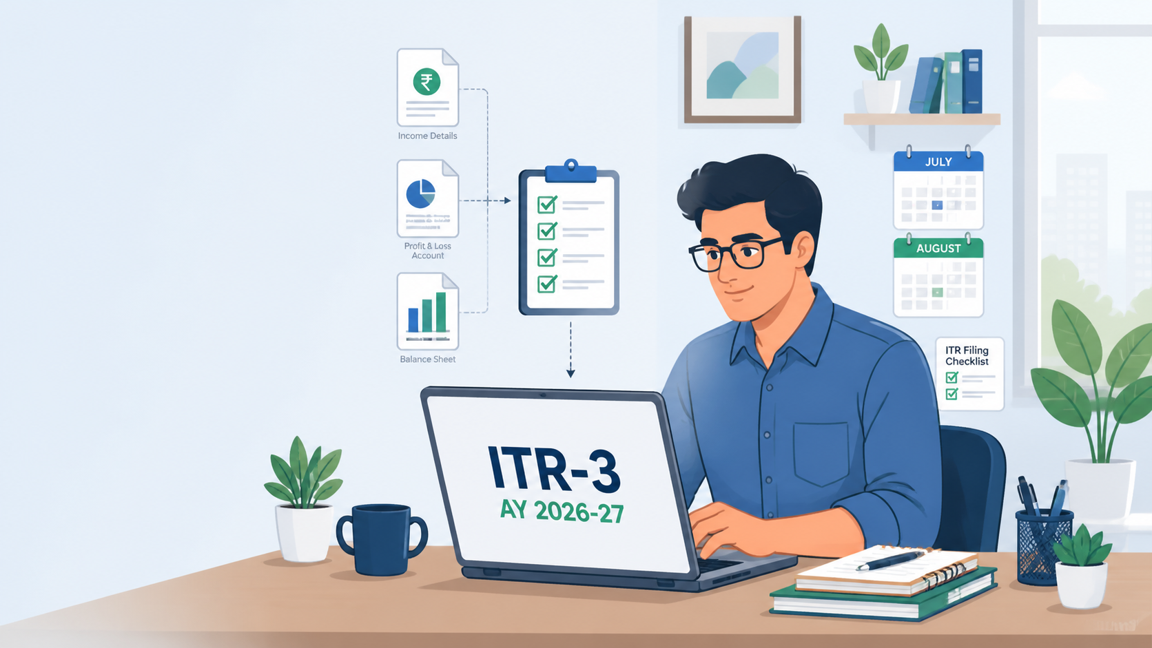 ITR‑3 AY 2026‑27: बिज़नेस और प्रोफेशन इन्कम वालों के लिए अभी से रिटर्न फाइलिंग शुरू करने का सही समय