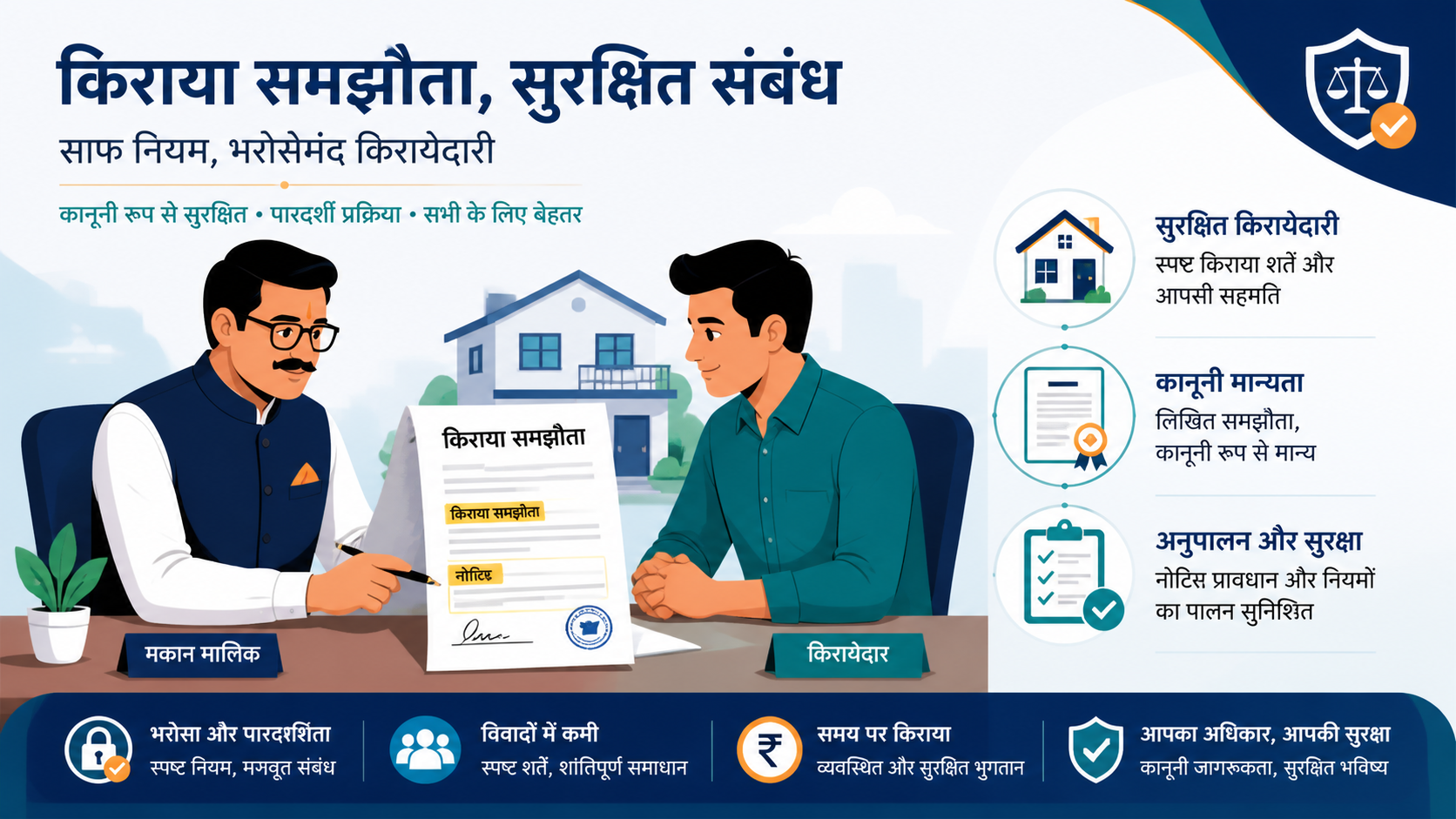 मकान खाली कराने की कानूनी प्रक्रिया: नोटिस, बेदखली का मुकदमा और 2026 के नए रेंट नियमों की चेकलिस्ट