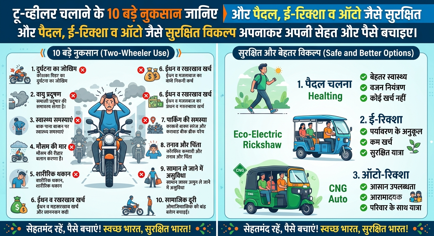 क्या टू-व्हीलर से लोगों को दूरी बनानी चाहिए?